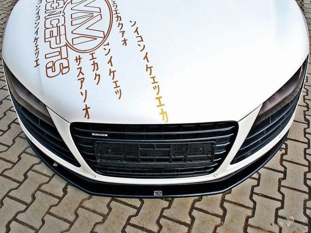 Maxton Design Gloss Black Front Splitter Audi R8 2006-2015 Maxton Design SR