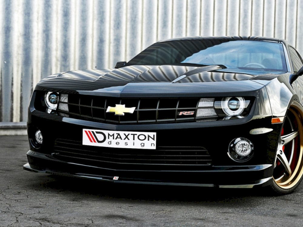 Maxton Design Gloss Black Front Splitter Chevrolet Camaro V SS - EU Version (Preface) 2009-2013 Maxton Design SR