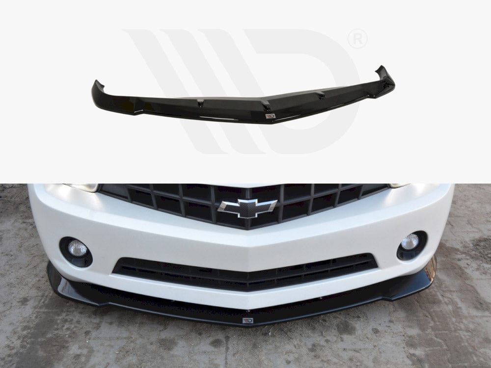 Maxton Design Gloss Black Front Splitter Chevrolet Camaro V SS - US Version (Preface) 2009-2013 Maxton Design SR
