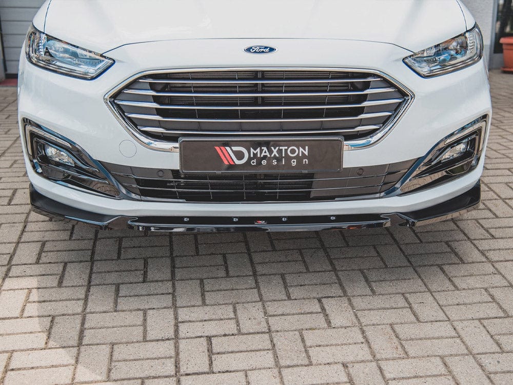Maxton Design Gloss Black Front Splitter Ford Mondeo MK5 Facelift 2019- Maxton Design SR