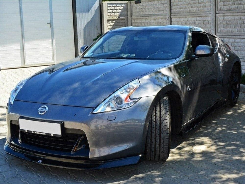 Maxton Design Gloss Black Front Splitter Nissan 370Z 2009-2012 Maxton Design SR