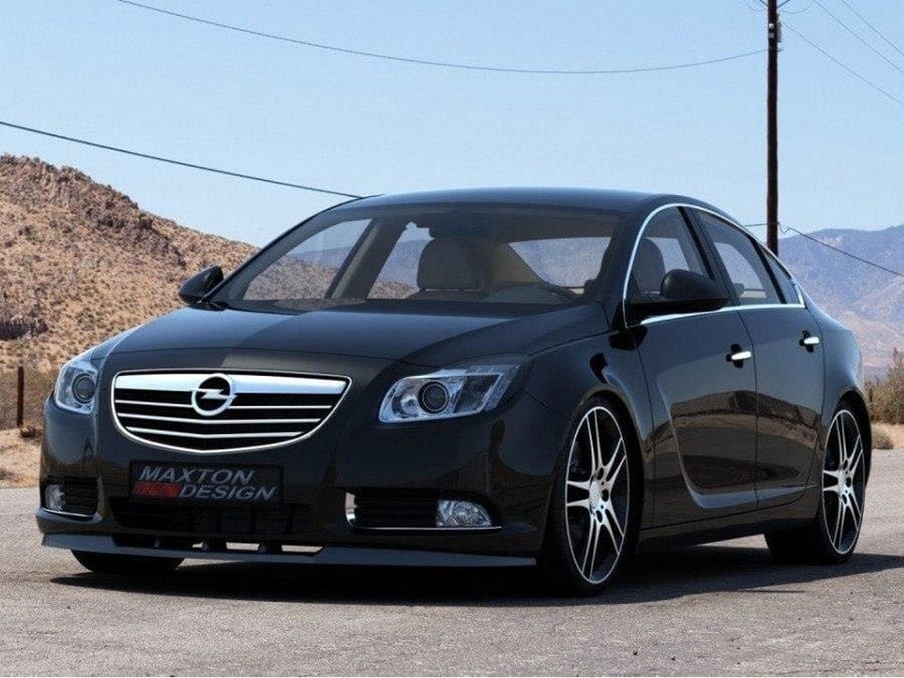 Maxton Design Gloss Black Front Splitter Opel Insignia MK1 Preface Model Maxton Design SR
