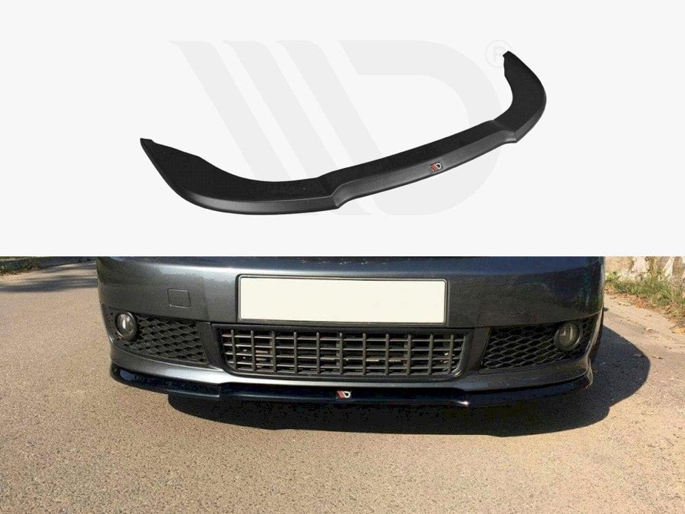 Maxton Design Gloss Black Front Splitter V.1 Audi A4 S-Line B6 Maxton Design SR