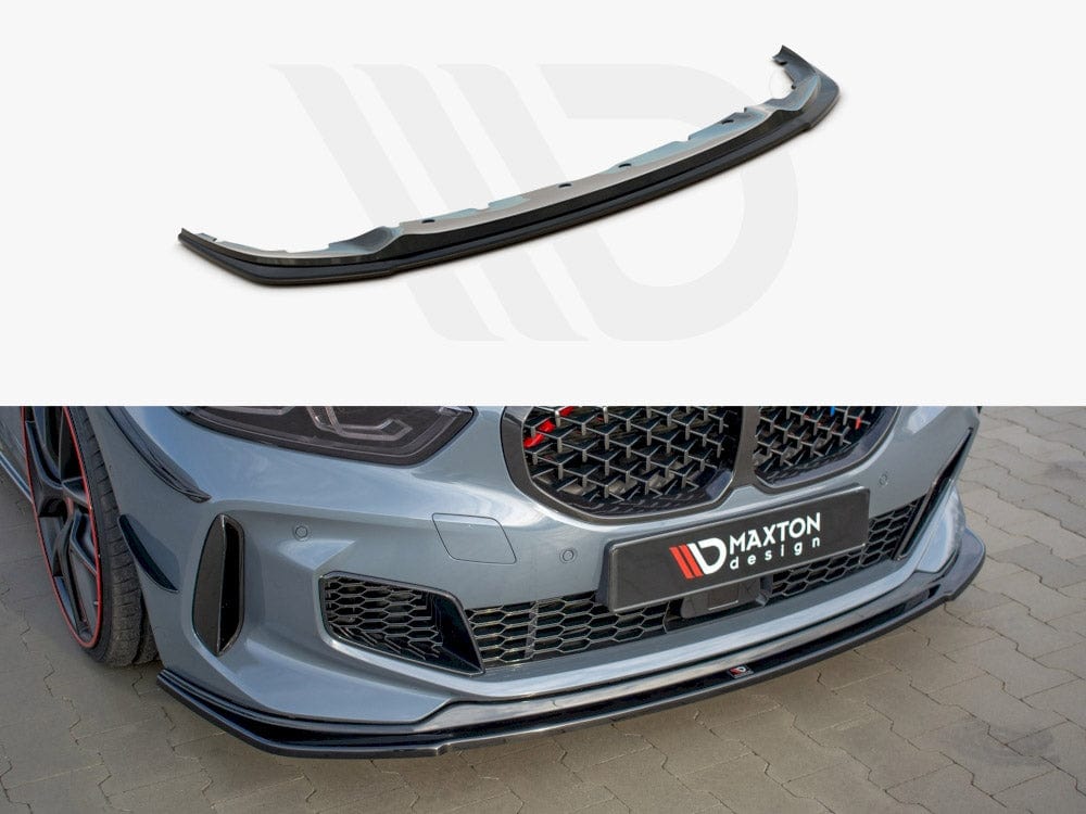 Maxton Design Gloss Black Front Splitter V.1 Bmw 1 Series F40 M135I / M-sport 2019- Maxton Design SR