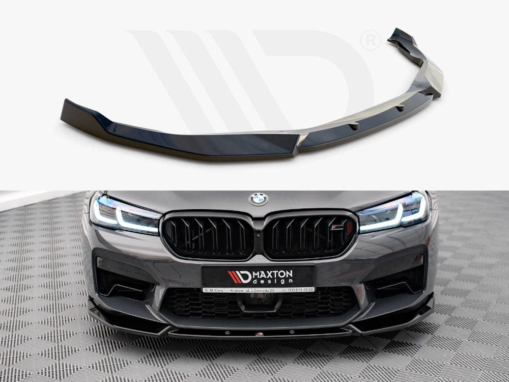 Maxton Design Gloss Black Front Splitter V.1 Bmw M5 F90 Facelift 2020- Maxton Design SR