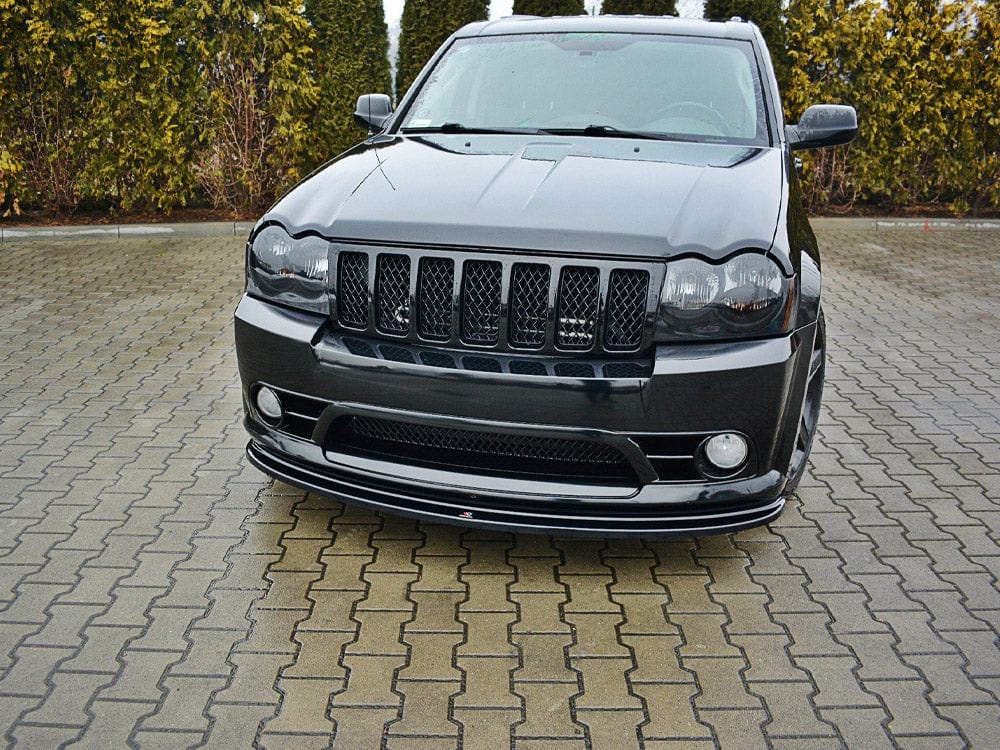 Maxton Design Gloss Black Front Splitter V.1 JEEP Grand Cherokee WK SRT8 2005-2010 Maxton Design SR