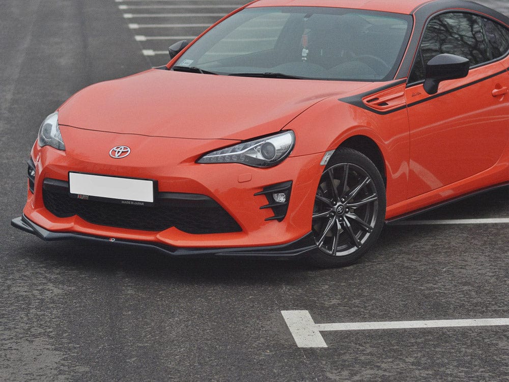 Maxton Design Gloss Black Front Splitter V.2 Toyota GT86 Facelift 2017-UP Maxton Design SR