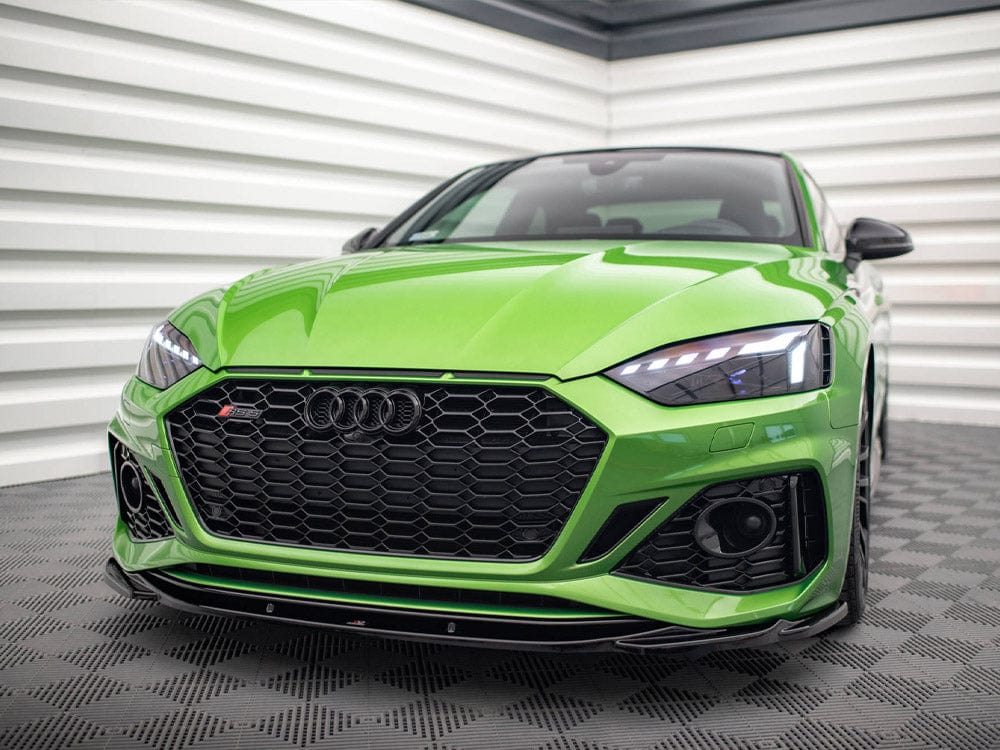 Maxton Design Gloss Black Front Splitter V.3 Audi RS5 F5 Facelift Maxton Design SR