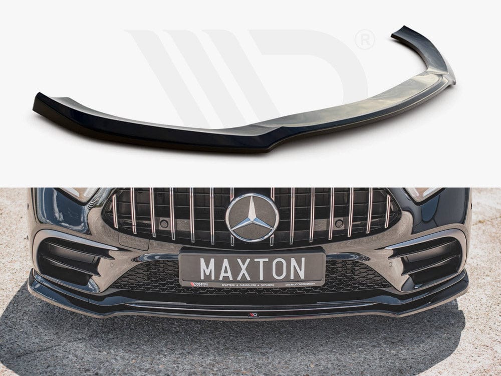 Maxton Design Gloss Black Front Splitter V.3 Mercedes-benz CLS AMG Line / 53AMG C257 2018-2021 Maxton Design SR