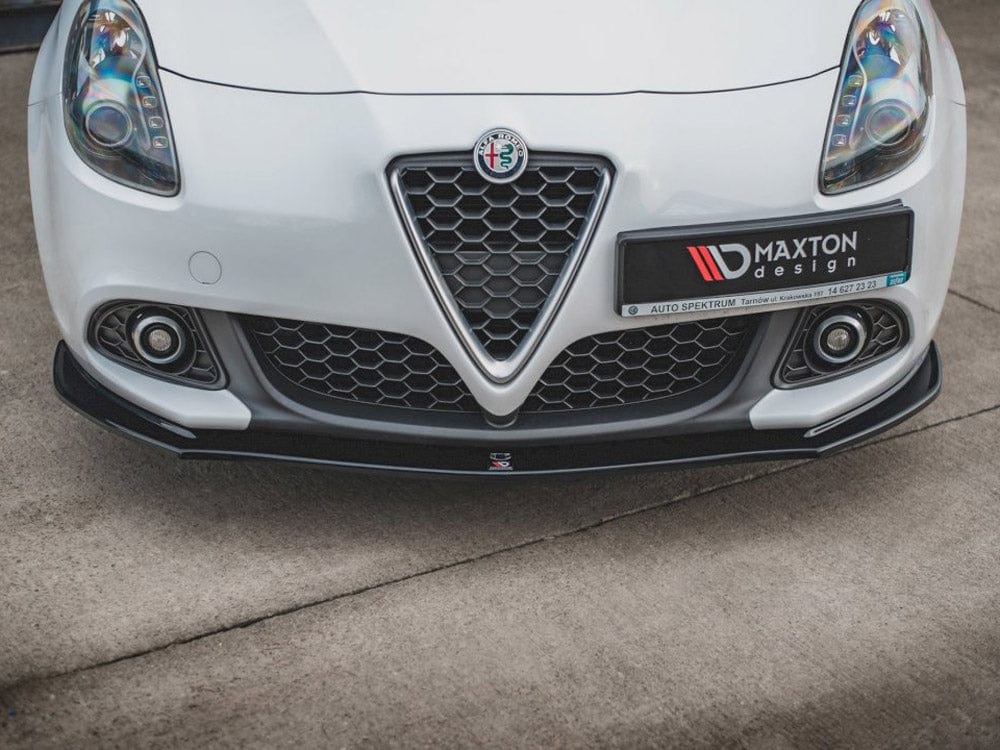 Maxton Design Gloss Black Front Splitter V1 Alfa Romeo Giulietta Facelift 2016-2020 Maxton Design SR