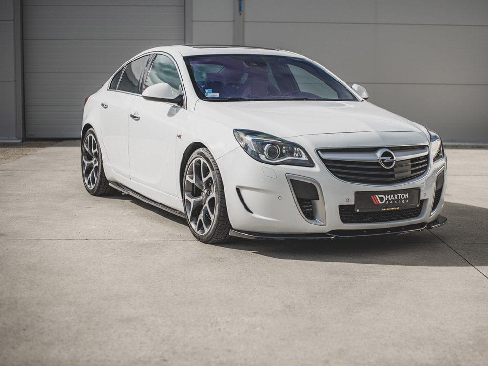 Maxton Design Gloss Black Front Splitter V2 Opel/vauxhall Insignia MK1 Vxr/opc Facelift 2013-2017 Maxton Design SR