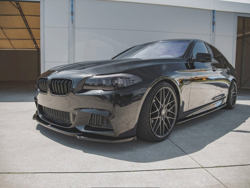 Maxton Design Gloss Black Front Splitter V4 Bmw 5 F10/F11 M-pack 2011-2017 Maxton Design SR