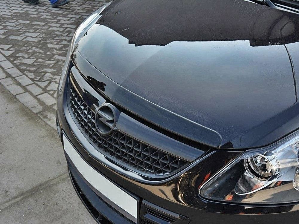 Maxton Design Gloss Black / No Bonnet Add-on  Vauxhall/opel Corsa D OPC Maxton Design SR