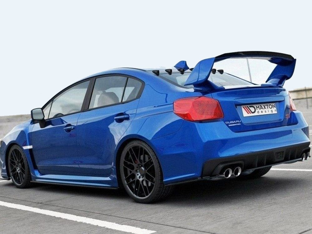 Maxton Design Gloss Black / No Central Rear Splitter Subaru WRX STI Maxton Design SR