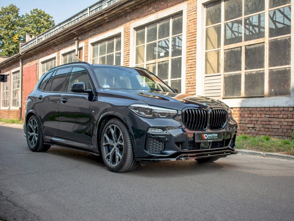 Maxton Design Gloss Black / No Front Splitter Bmw X5 G05 M-sport 2018-UP Maxton Design SR