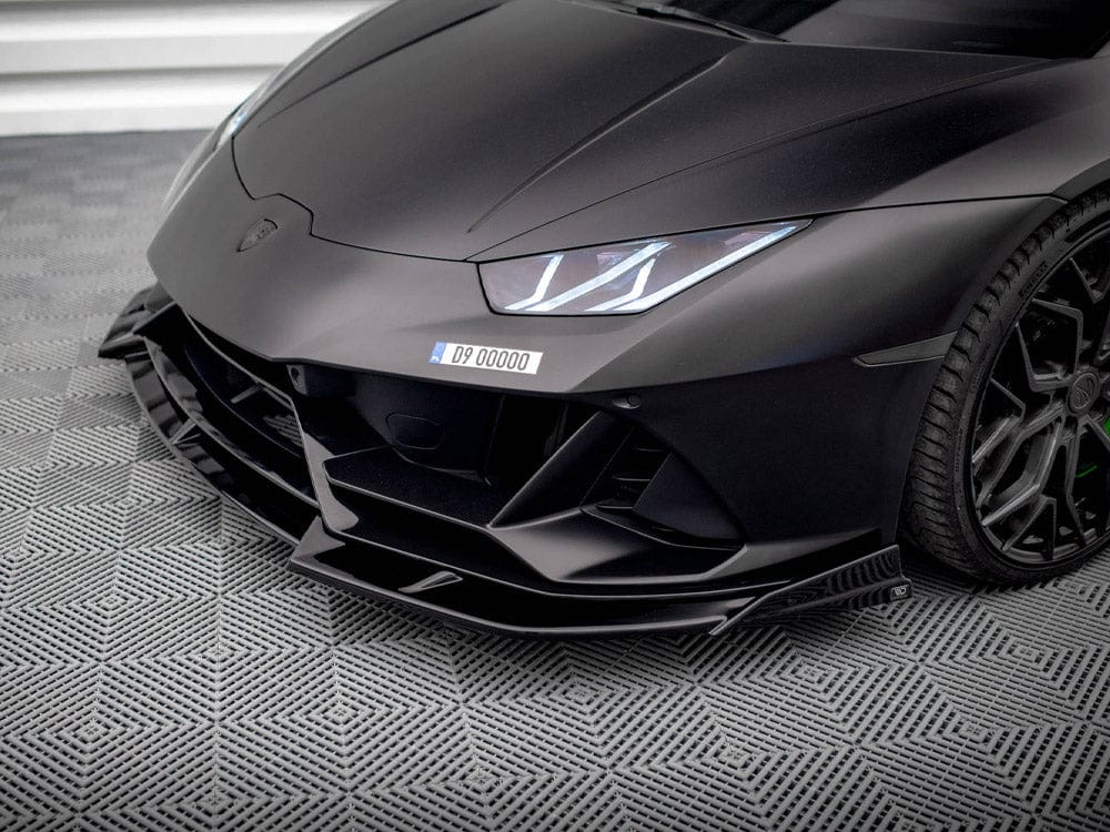 Maxton Design Gloss Black / No Front Splitter Lamborghini Huracan EVO Maxton Design SR