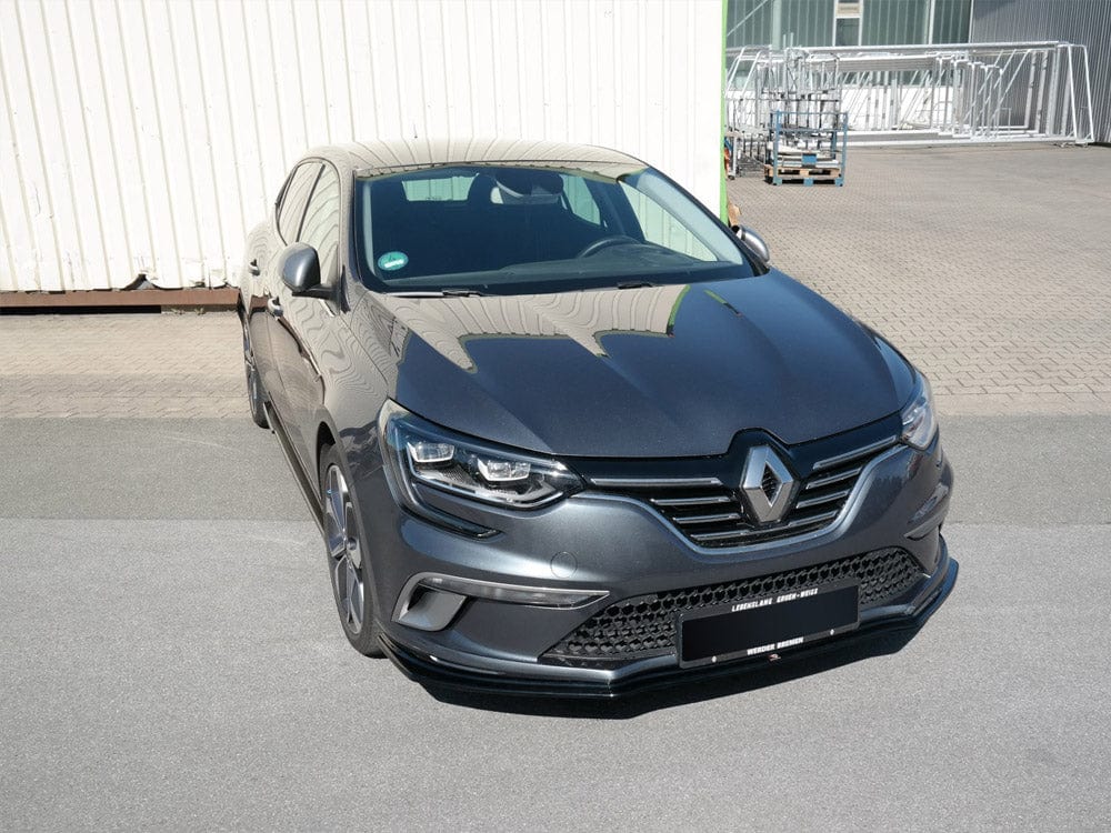 Maxton Design Gloss Black / No Front Splitter Renault Megane MK4 Gt-line 2016- Maxton Design SR