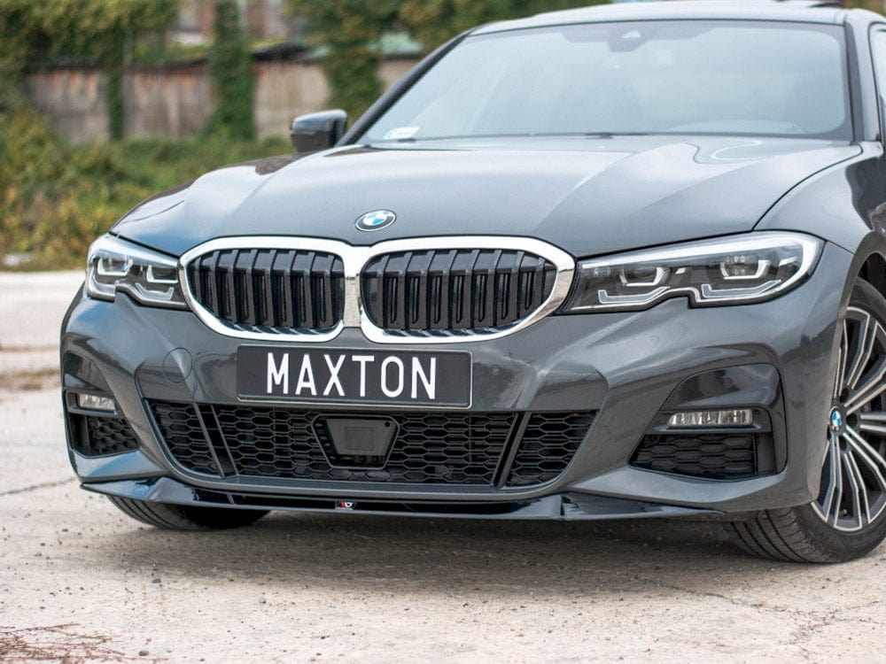 Maxton Design Gloss Black / No Front Splitter V.1 Bmw 3 G20 M-sport 2019-2022 Maxton Design SR