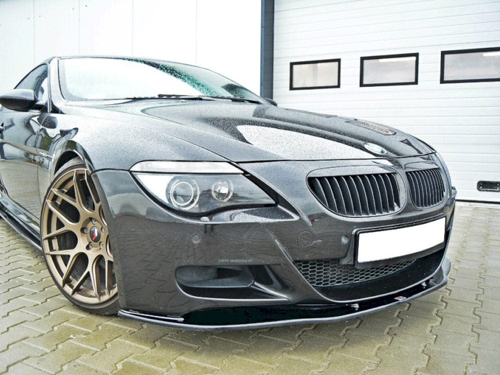 Maxton Design Gloss Black / No Front Splitter V.2 Bmw M6 E63 2005-2010 Maxton Design SR