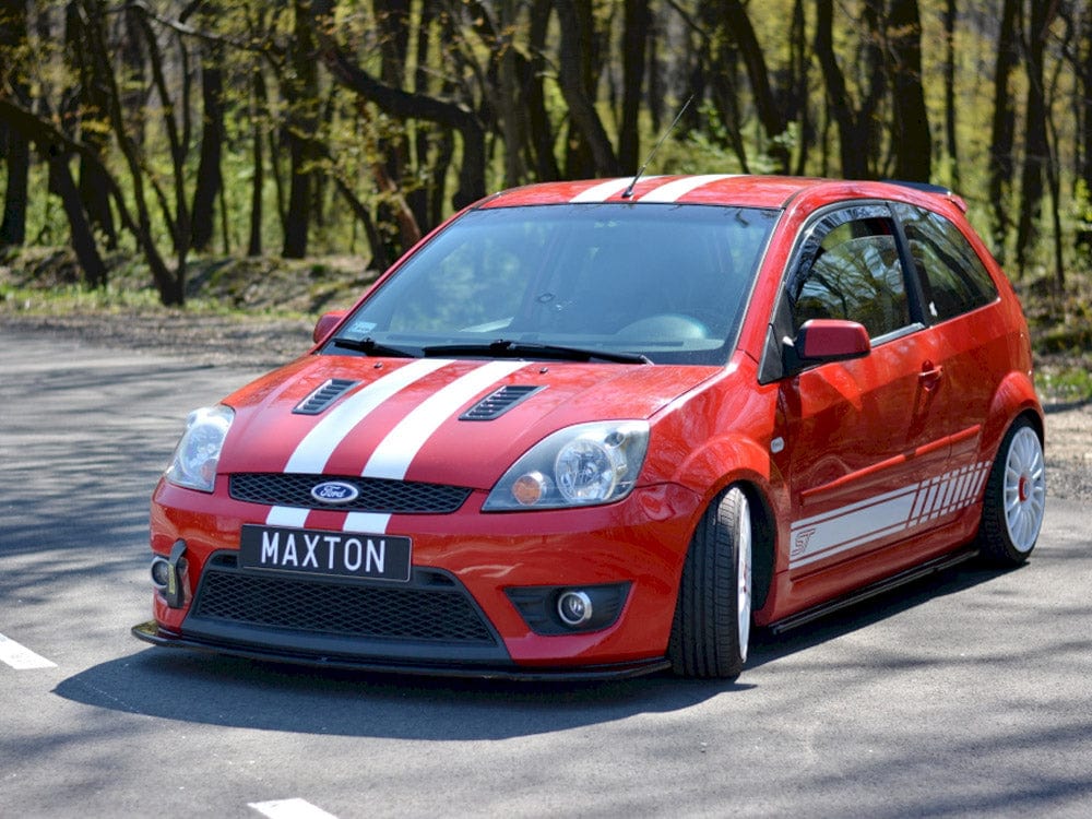 Maxton Design Gloss Black / No Front Splitter V.2 Ford Fiesta MK 6 St/zetec S 2004-2007 Maxton Design SR