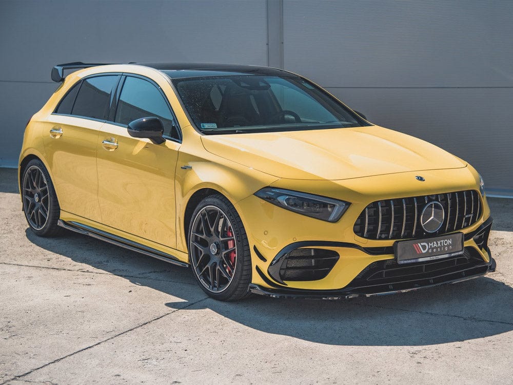 Maxton Design Gloss Black / No Front Splitter V.2 Mercedes AMG A 45 S Aero Pack W177 Maxton Design SR