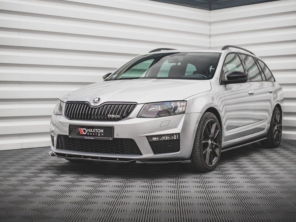 Maxton Design Gloss Black / No Front Splitter V.4 Skoda Octavia RS MK3 2013-2016 Maxton Design SR