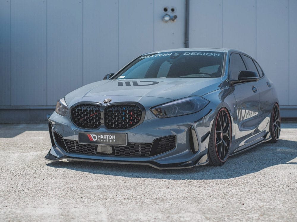Maxton Design Gloss Black / No Front Splitter V.5 Bmw 1 Series F40 M135I /m-sport 2019- Maxton Design SR
