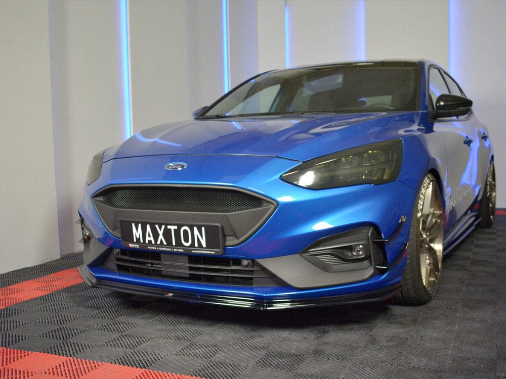 Maxton Design Gloss Black / No Front Splitter V.5 Ford Focus Mk4 ST / ST-Line Maxton Design SR