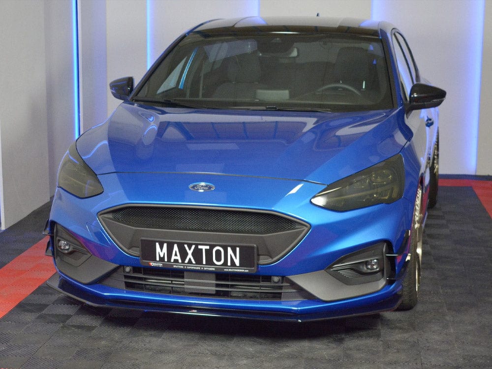 Maxton Design Gloss Black / No Front Splitter V.6 Ford Focus Mk4 ST / ST-Line Maxton Design SR
