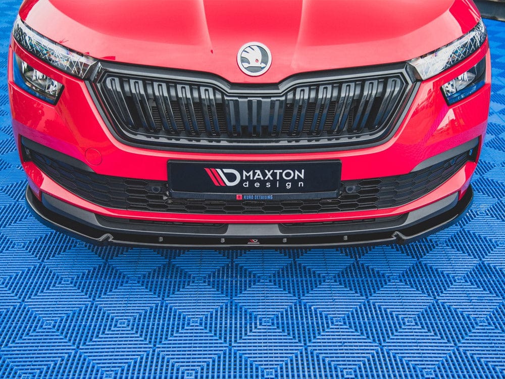 Maxton Design Gloss Black / No Front Splitter V2 Skoda Kamiq 2019- Maxton Design SR