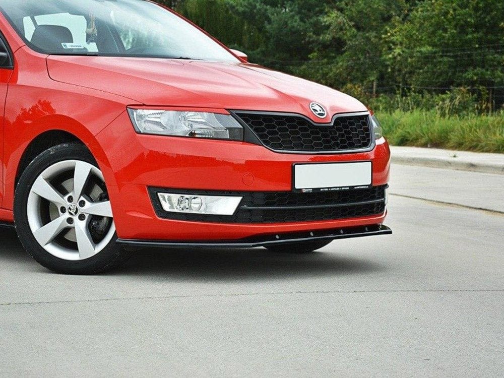 Maxton Design Gloss Black / No Front Splitter V2 Skoda Rapid Maxton Design SR