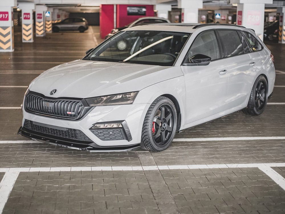 Maxton Design Gloss Black / No Front Splitter V3 Skoda Octavia RS MK4 2020- Maxton Design SR