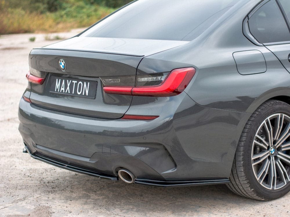 Maxton Design Gloss Black / No Rear Side Splitters Bmw 3 G20 M-sport 2019-2022 Maxton Design SR