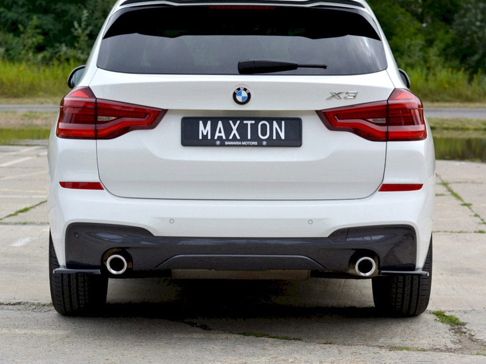 Maxton Design Gloss Black / No Rear Side Splitters BMW X3 G01 M-Pack Maxton Design SR