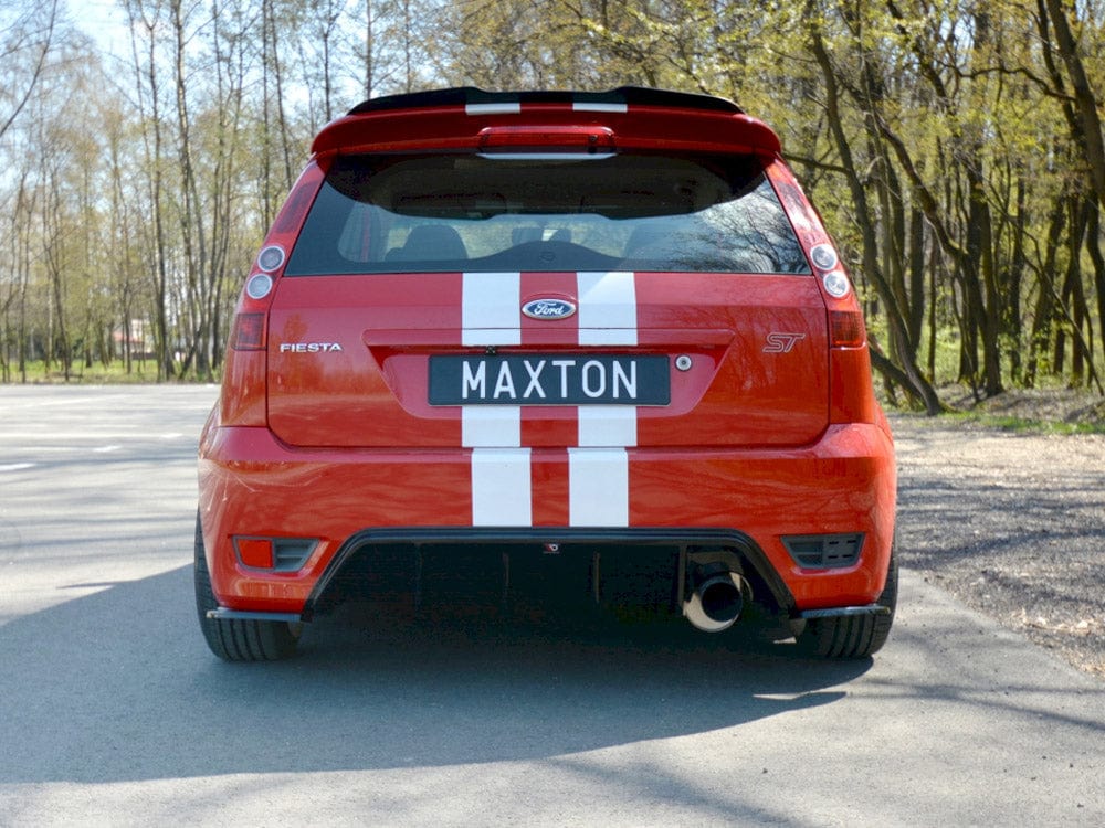 Maxton Design Gloss Black / No Rear Side Splitters Ford Fiesta MK 6 ST 2004-2007 Maxton Design SR