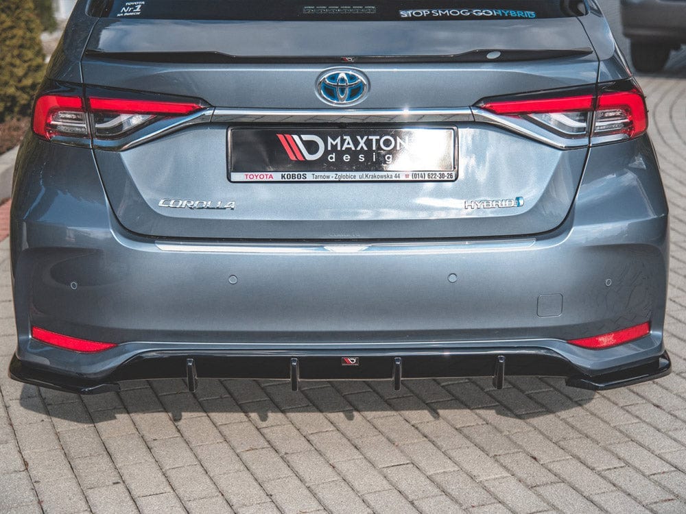Maxton Design Gloss Black / No Rear Side Splitters Toyota Corolla MK12 Sedan 2019- Maxton Design SR