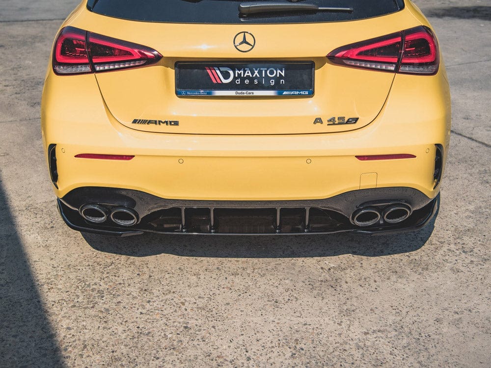 Maxton Design Gloss Black / No Rear Side Splitters V.1 Mercedes AMG A 45 S Aero Pack W177 Maxton Design SR
