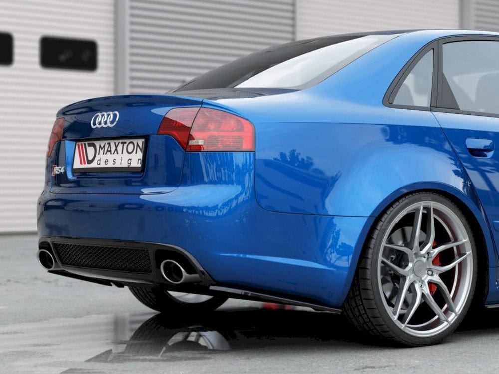 Maxton Design Gloss Black / No Rear Side Splitters V1 Audi RS4 B7 2006-2008 Maxton Design SR