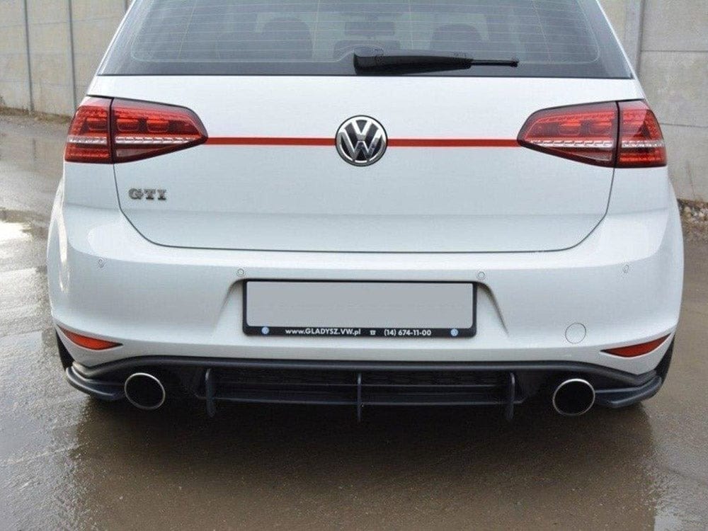 Maxton Design Gloss Black / No Rear Side Splitters VW Golf 7 GTI 2013-2016 Maxton Design SR