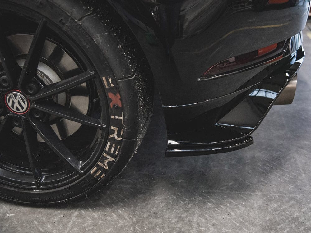 Maxton Design Gloss Black / No Rear Side Splitters VW Golf MK7.5 GTI TCR 2019 Maxton Design SR