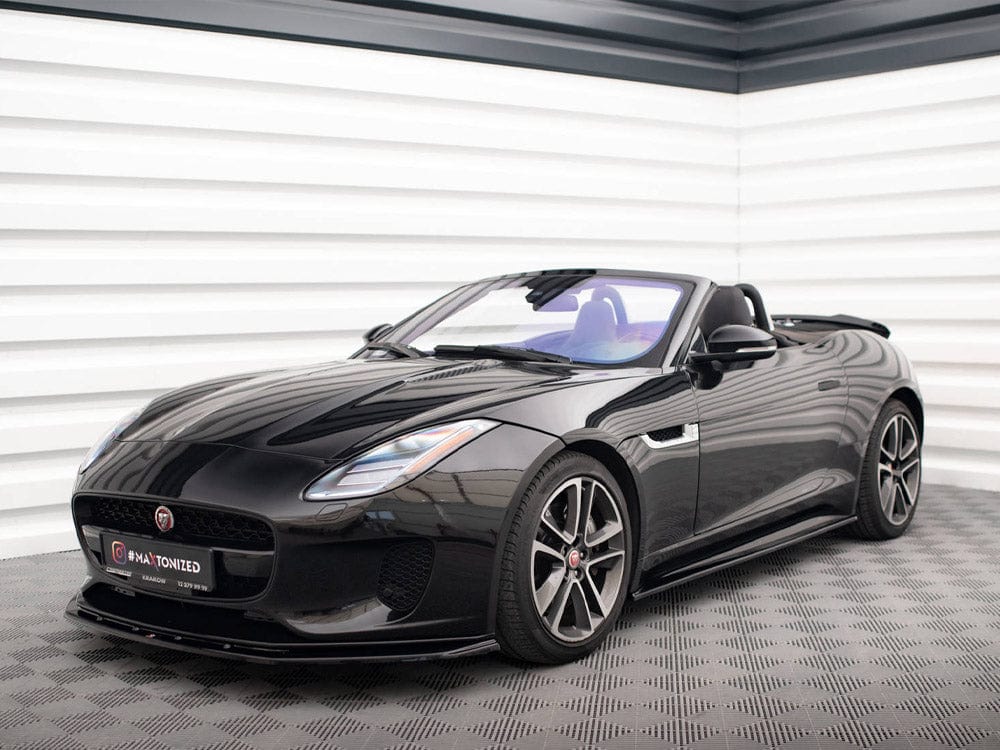 Maxton Design Gloss Black / No Side Skirts Diffusers Jaguar F-Type Maxton Design SR