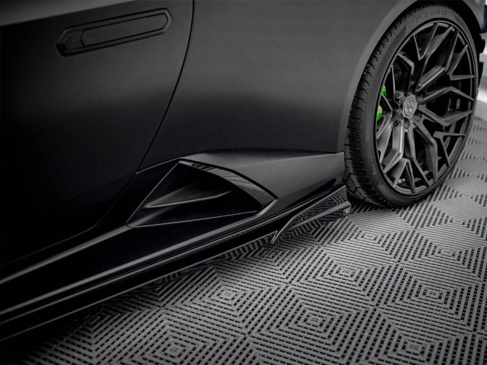 Maxton Design Gloss Black / No Side Skirts Diffusers Lamborghini Huracan EVO Maxton Design SR