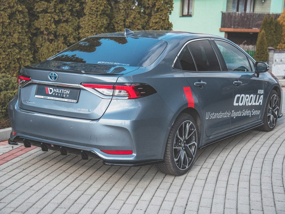 Maxton Design Gloss Black / No Side Skirts Diffusers Toyota Corolla MK12 Sedan 2019- Maxton Design SR