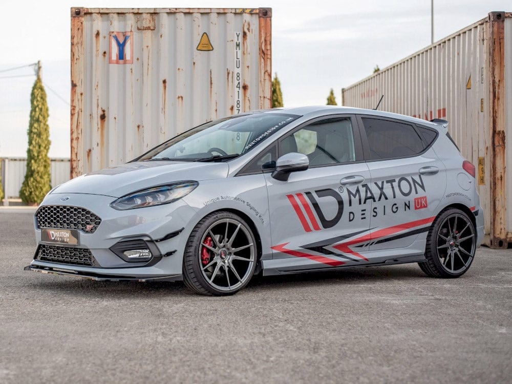 Maxton Design Gloss Black / No Side Skirts Diffusers V.3 Ford Fiesta MK8 ST / St-line Maxton Design SR