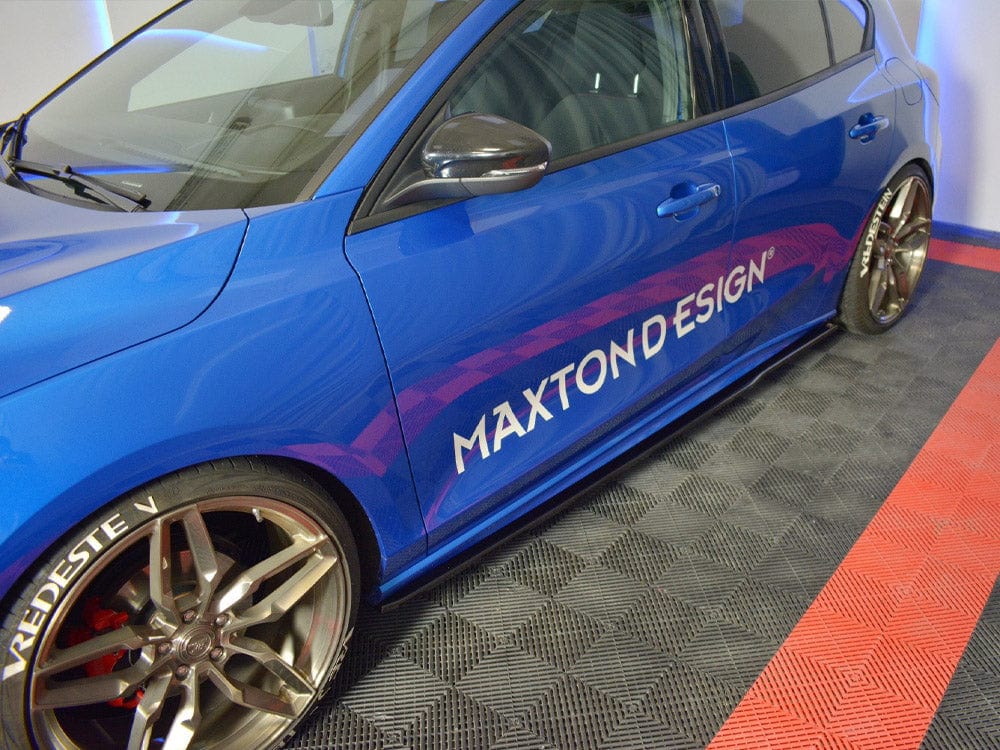 Maxton Design Gloss Black / No Side Skirts Diffusers V.3 Ford Focus Mk4 ST / ST-Line Maxton Design SR