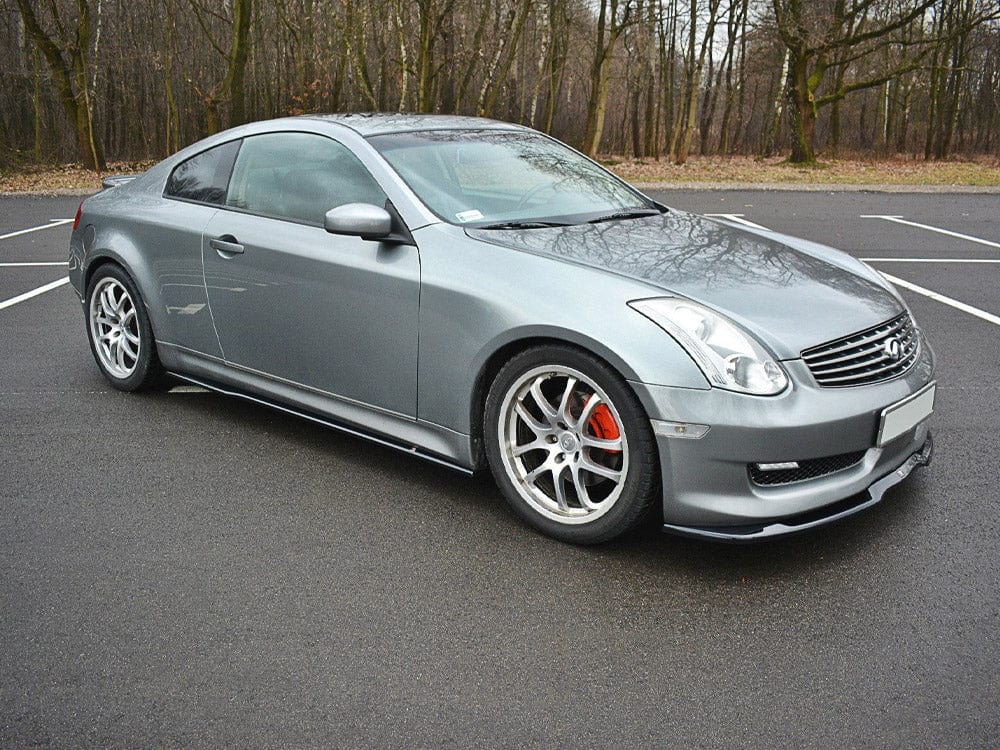 Maxton Design Gloss Black / No Side Skirts Splitters  Infiniti G35 Coupe 2003-2007 Maxton Design SR