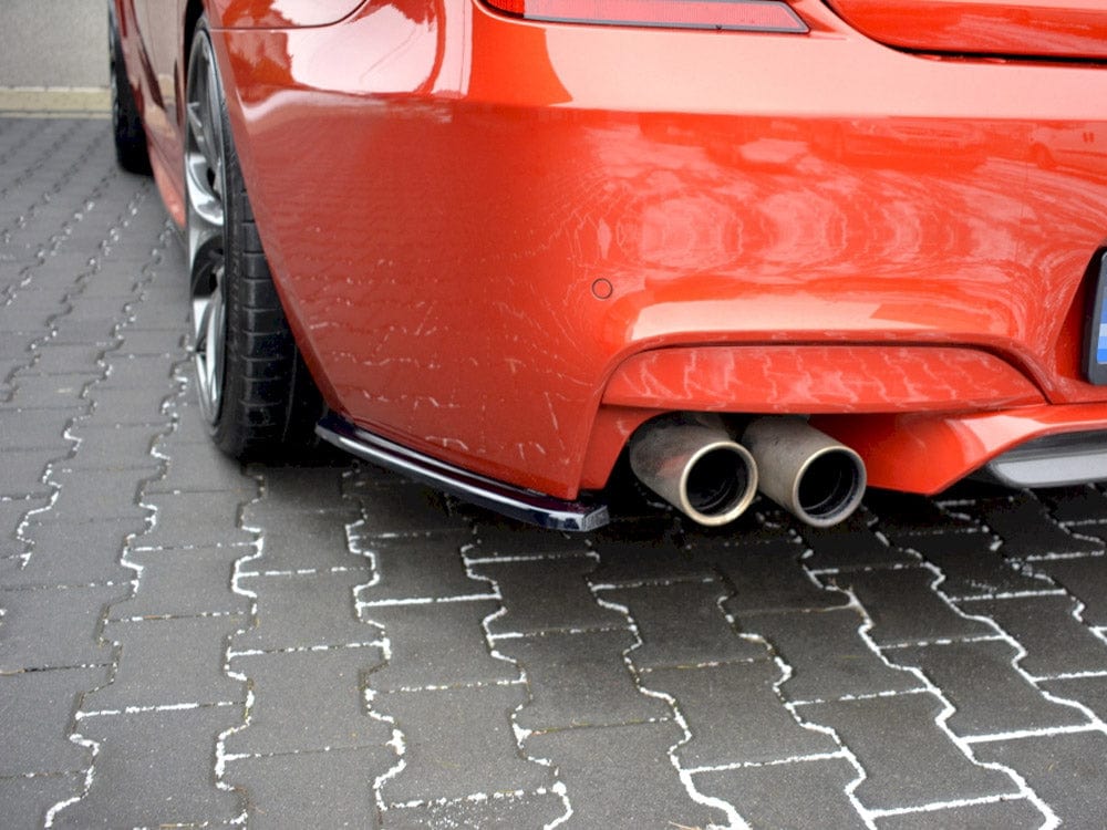 Maxton Design Gloss Black Rear Side Splitters Bmw M6 GRAN Coupe F06 2012-2014 Maxton Design SR