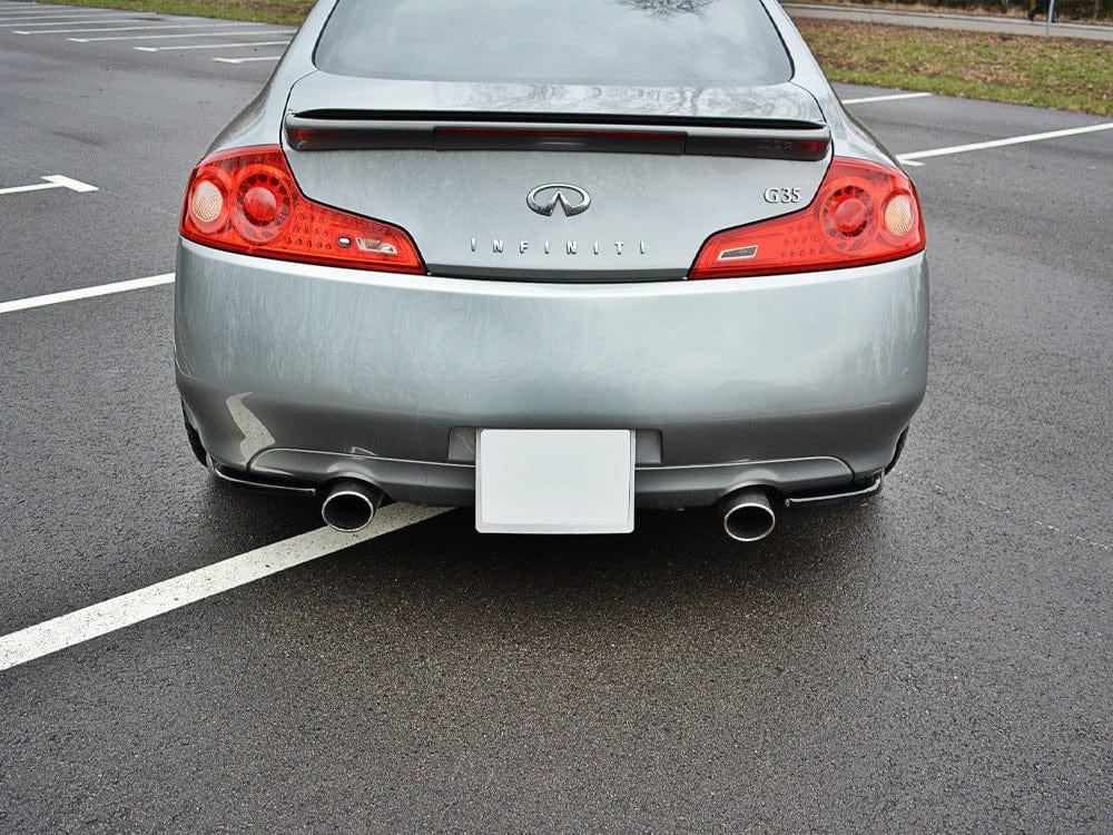 Maxton Design Gloss Black Rear Side Splitters Infiniti G35 Coupe 2003-2007 Maxton Design SR