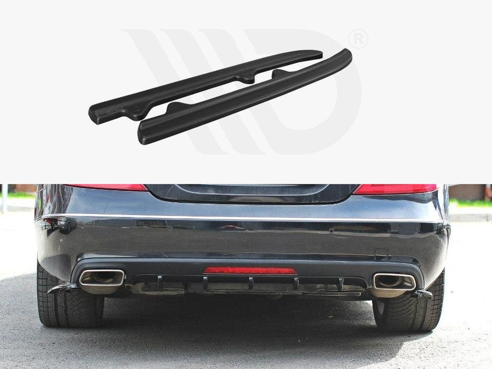 Maxton Design Gloss Black Rear Side Splitters Mercedes CLS C218 Standard 2011-2014 Maxton Design SR