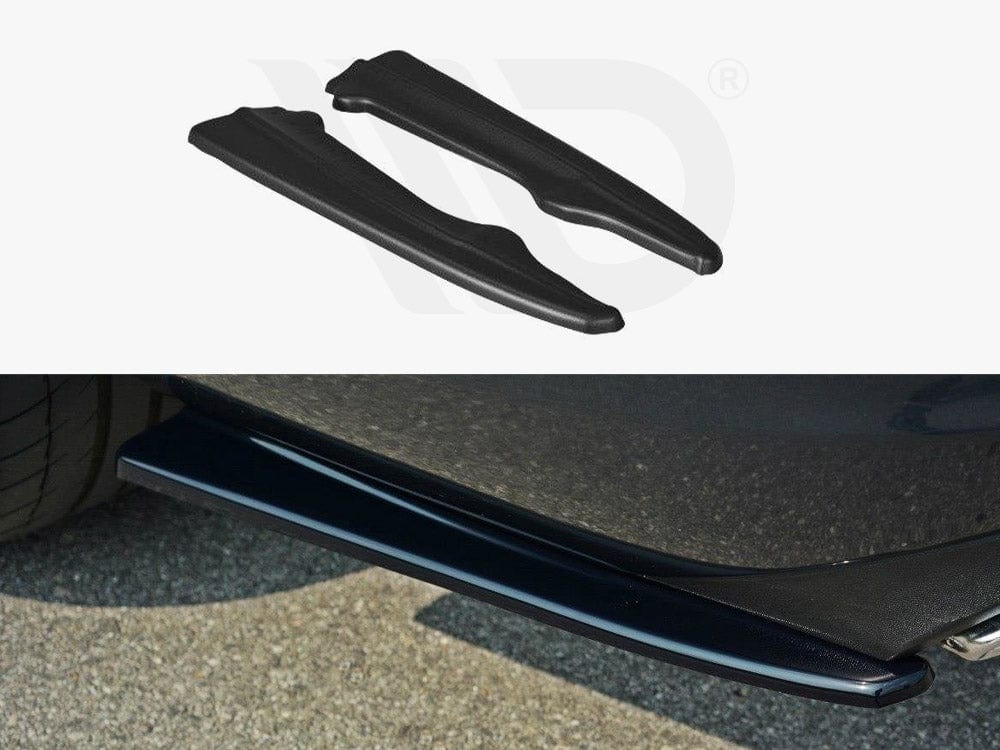 Maxton Design Gloss Black Rear Side Splitters Mercedes E W212 Maxton Design SR